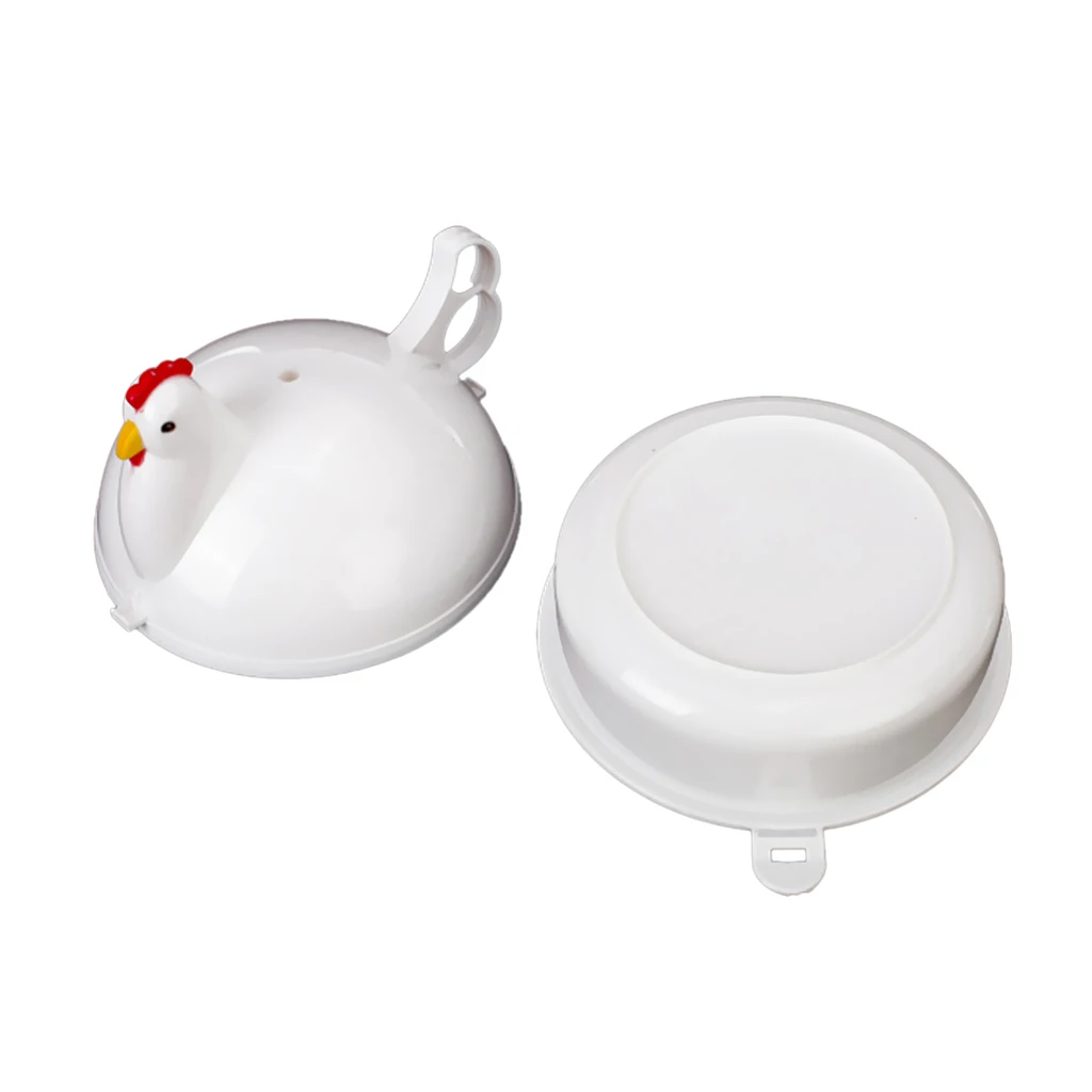 

4 Egg Microwave Boiler Cup Soft Hard Boil Steam Cooker Kitchen Appliance Microwave Egg Cooker