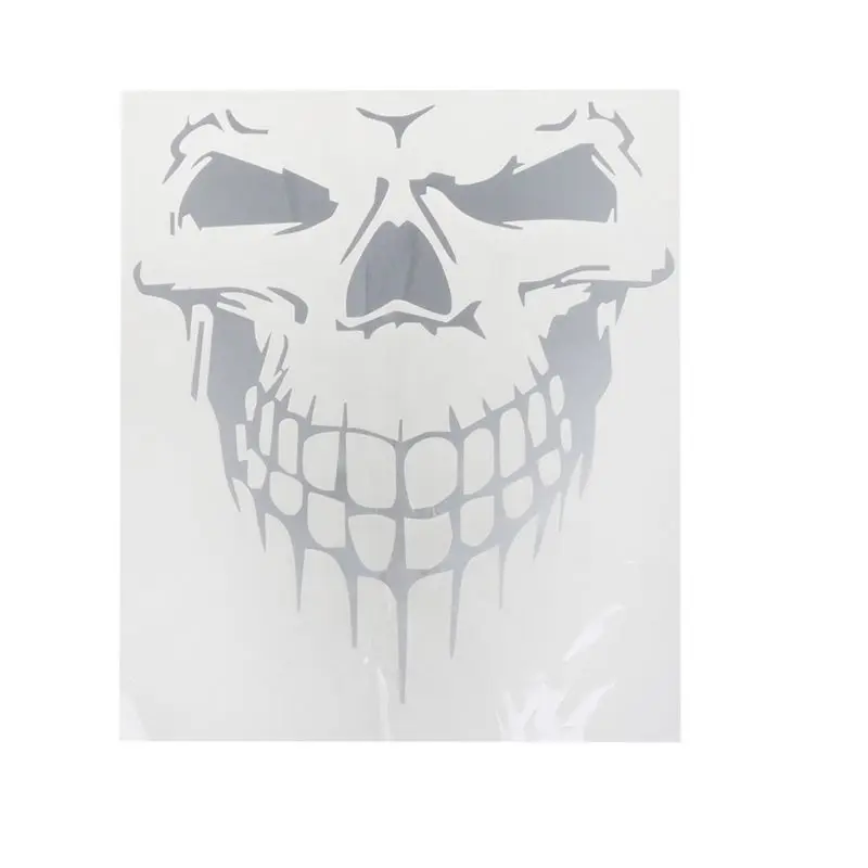 Большой размер Череп голова автомобильная наклейка капот двигателя дверь окно