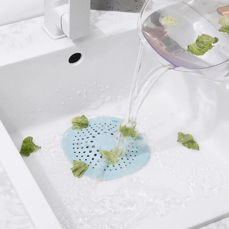 1Pc Kitchen Bathroom Anti Clogging Sink Sewer Filter Bath Shower Cover Floor Sink Drain Strainer Hair Stopper Catcher Appliances