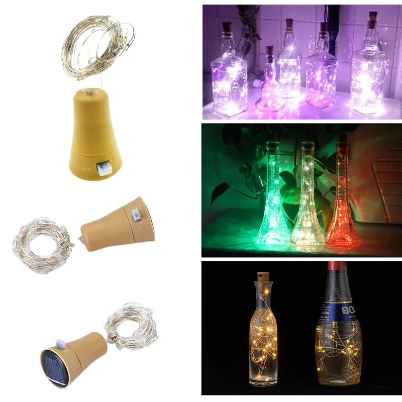 Солнечная гирлянда с 20 светодиодами сказочный светильник стеклянные