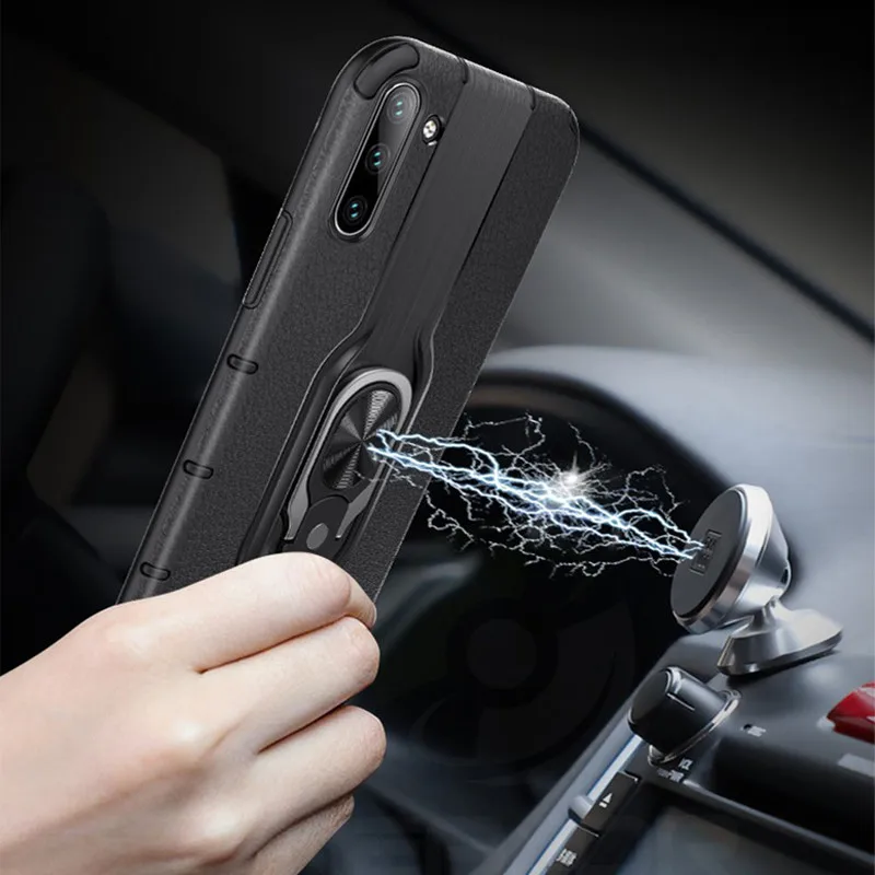 Новый Стильный чехол для Samsung Galaxy Note 10 Pro с кольцом-держателем нарукавники из ТПУ и