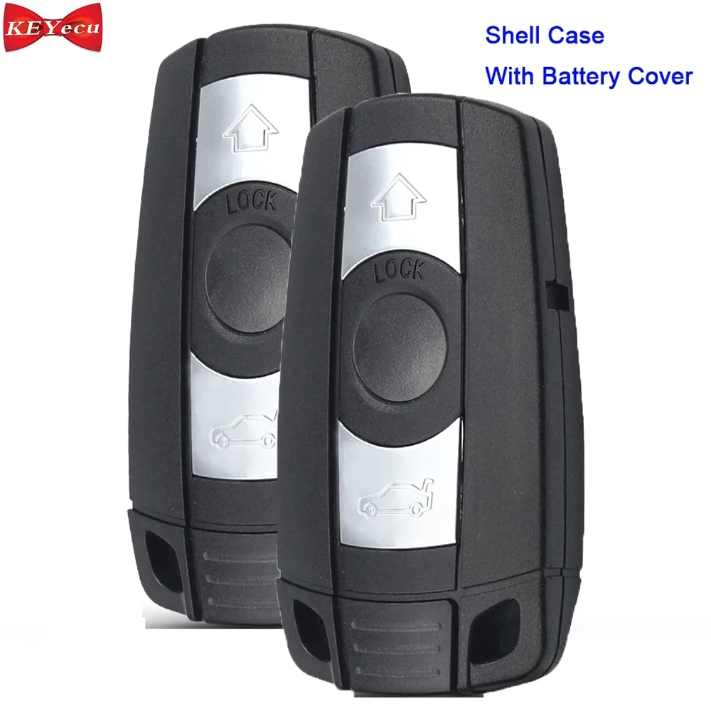 KEYECU 2 шт. пульт дистанционного управления для BMW 1 3 5 6 7 серия X5 X6 Z4 E70 E71 E72 E89 ключа
