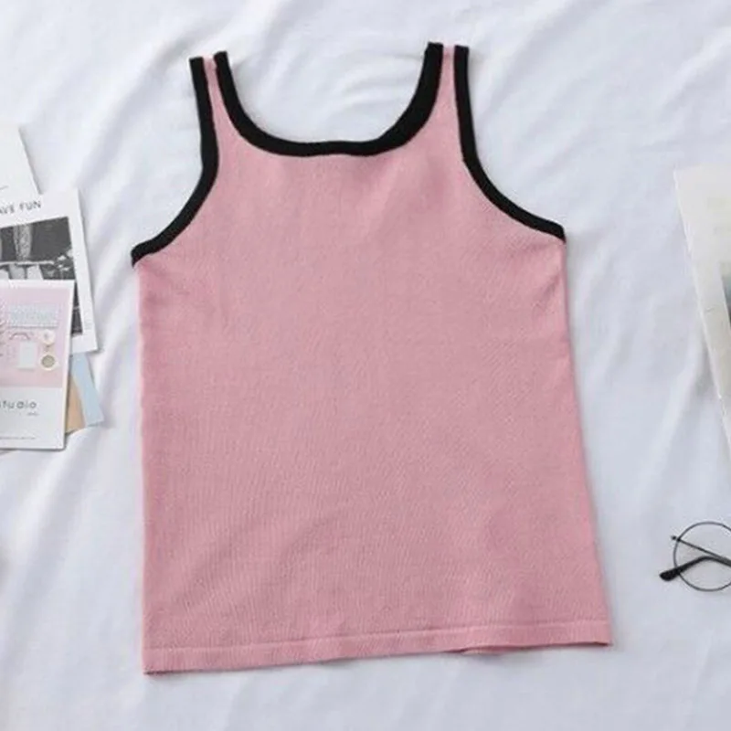 

New Arrival Women Sleeveless Camisole Tank Top Slim Fit Backless Summer Vest Top DSA