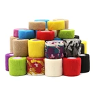 Эластичная Нетканая самоклеящаяся бандажная спортивная лента, Медицинская медицинская лента для пальцев на лодыжке и больших пальцах, аварийный комплект первой помощи для домашних животных