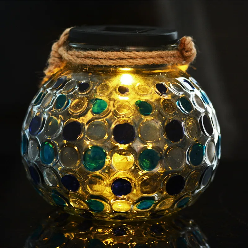 1 стекло для ПК шар солнечный свет светодиодный изменение цвета открытый садовый