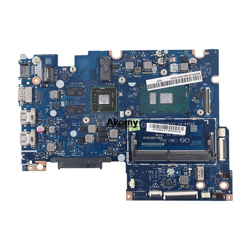LA D451P материнская плата для ноутбука For Lenovo YOGA 510 14ISK Flex4 1470 оригинальная I7 6500U с
