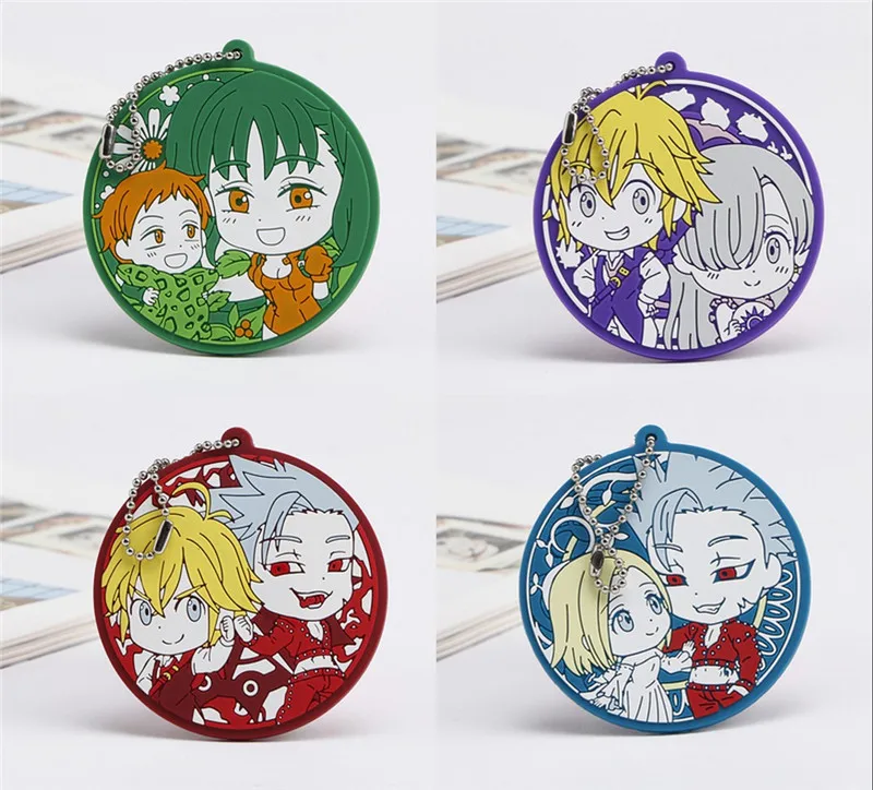 Аниме мультфильм The Seven Deadly Elizabeth Liones мелйод грехи кулон брелок кольцо ремень