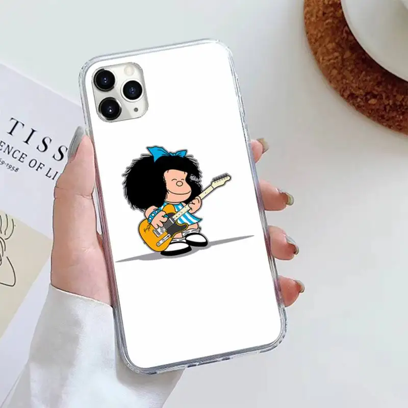 

Argentina Quino Mafalda Phone Case For iphone 12 5 5s 5c se 6 6s 7 8 plus x xs xr 11 pro max mini