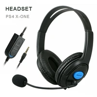 gaming headset wired over ear 3 5mm stereo surround headphone wired with microphone mic for ps4 laptop xbox one gamer accessory