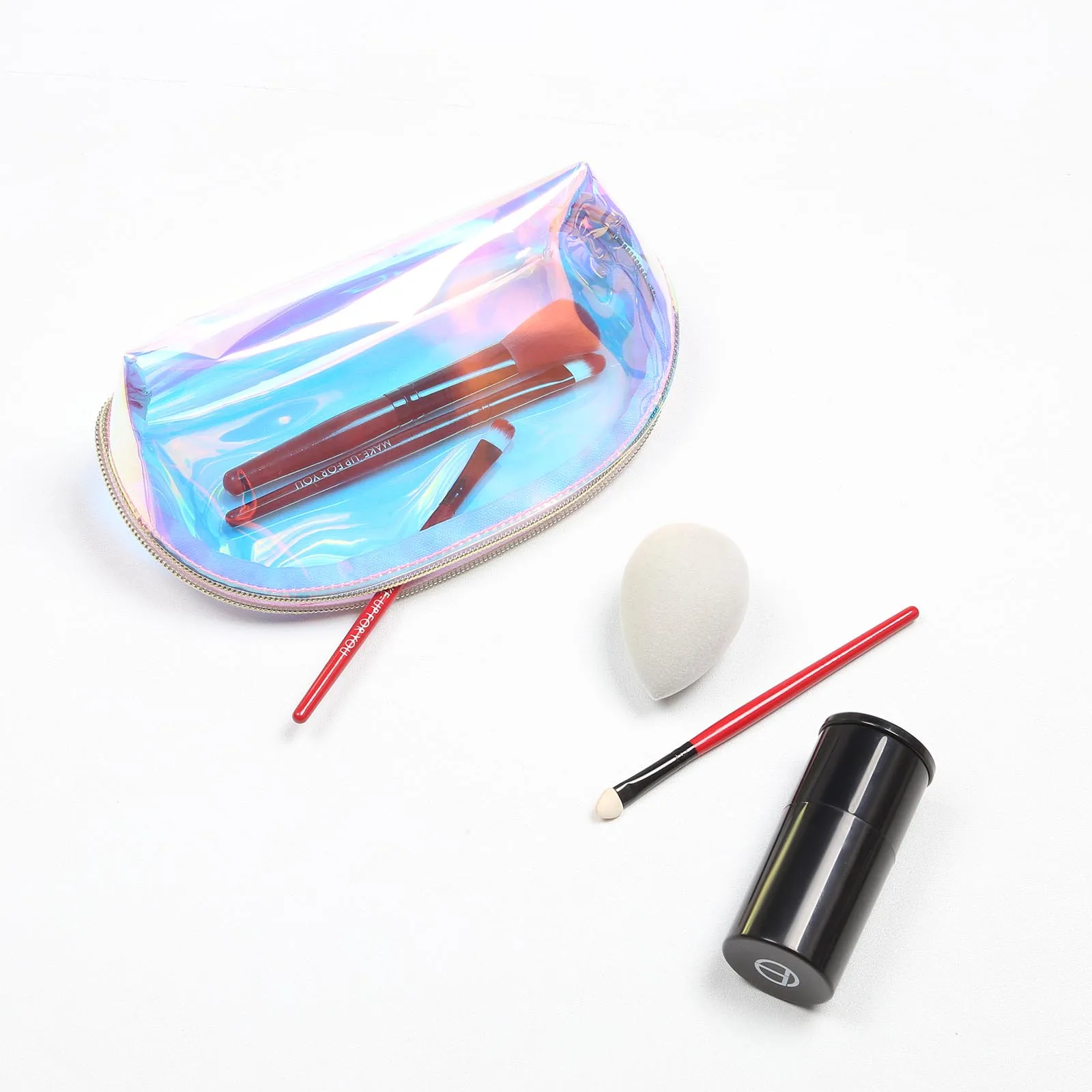 Женская косметичка с лазерной печатью цветной водонепроницаемый Органайзер из