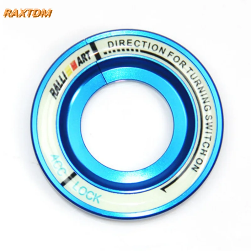 Светящийся ночной светящийся автомобильный переключатель зажигания кольцо для