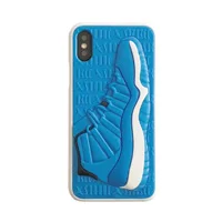 3D спортивная обувь чехол для телефона для Iphone 6 6S 7 8 Plus X XR XS MAX - Цвет: Синий