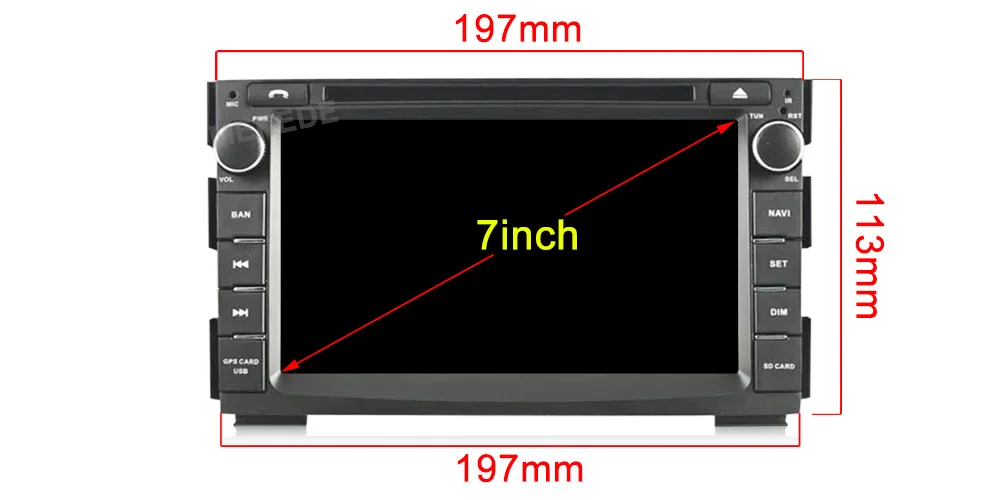 4G+ 64G 8 CORE Android 9,0 2 Din Автомобильный мультимедийный dvd-плеер gps Авторадио для Kia Ceed 2009-2012 автомобильный Радио ПК wifi