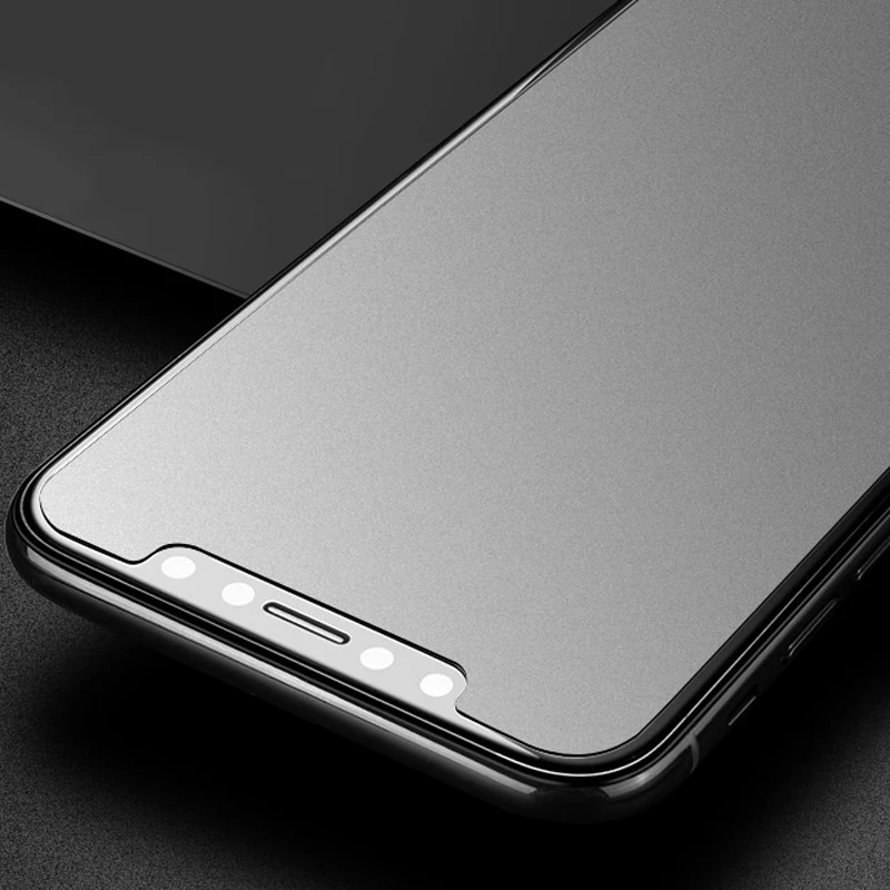 Матовое матовое закаленное стекло для iPhone 12 Pro Max Mini 11 X XS XR Защитная пленка экрана 6