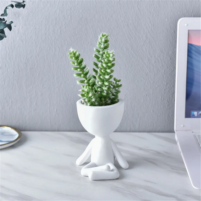 Ваза в скандинавском стиле дома подвешивания цветочных горшков белый Арт