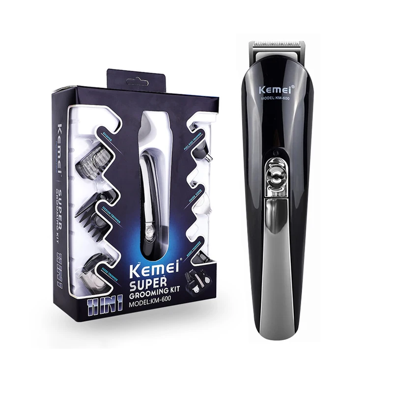 

Kemei hair clipper electric hair clipper 6 in 1 professional hairdresser 100-240V men's beard trimmer razor set KM-600