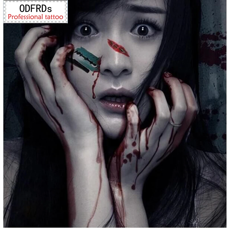 Водонепроницаемые Временные татуировки хна для на Хэллоуин | Красота и здоровье