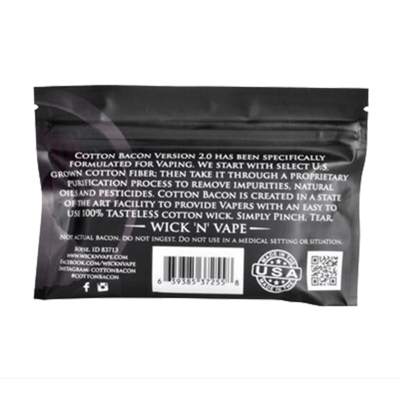 1 сумка электронная сигарета органический хлопок бекон мягкий сделай сам мечта