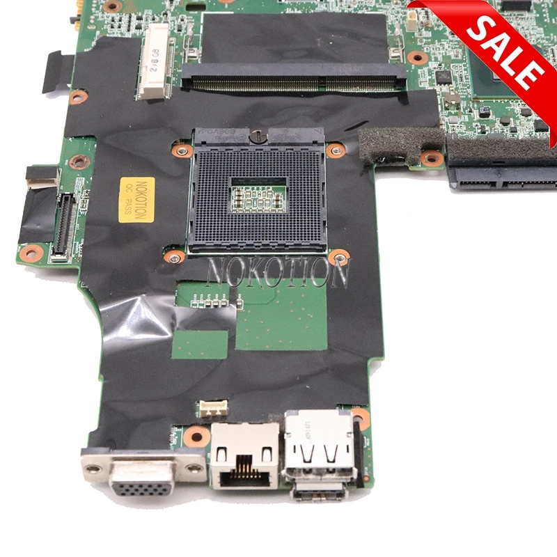 NOKOTION для Lenovo Thinkpad T420 T420I Материнская плата ноутбука FRU 04Y1933 04W2045 63Y1967 63Y1989