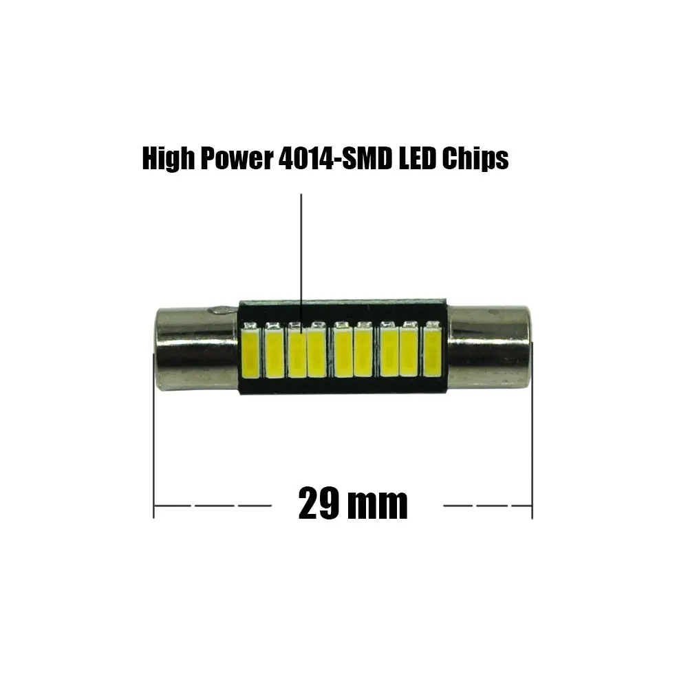 4 шт. светильник Светодиодные лампы для чтения 9-SMD 29 мм 6641 | Автомобили и мотоциклы