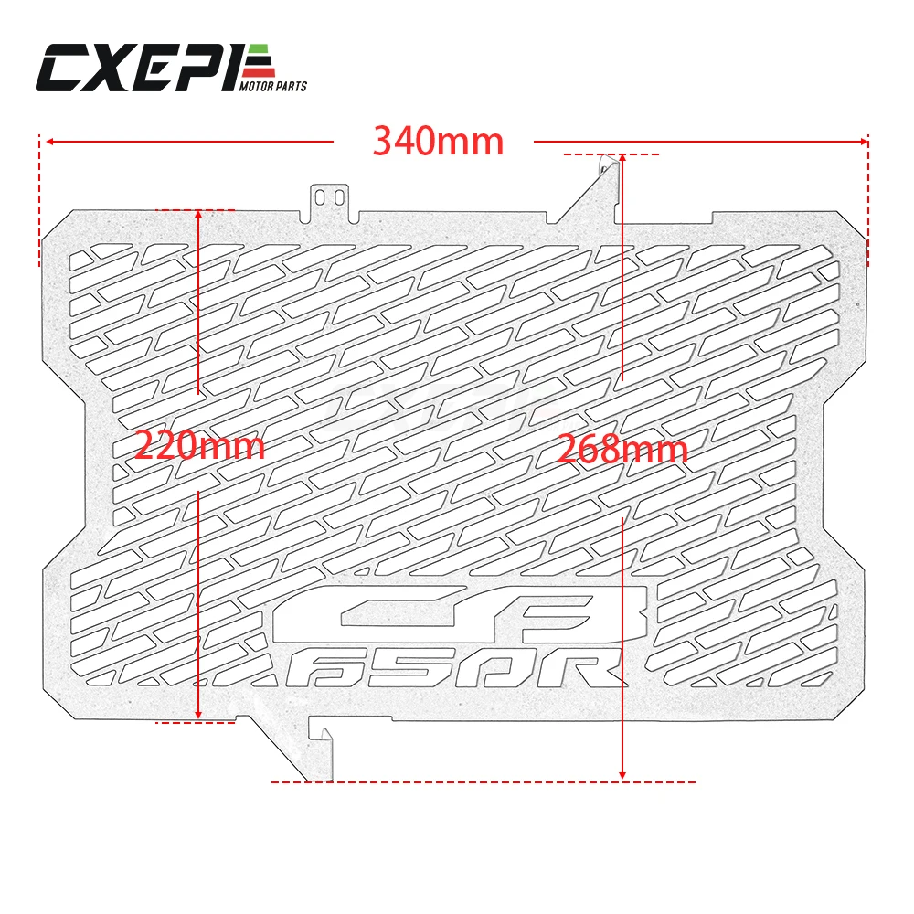 

Fits For HONDA CB650R 2019 CB 650 R NEW Motorcycle Radiator Guard Grille Protection Water Tank Guard Cover