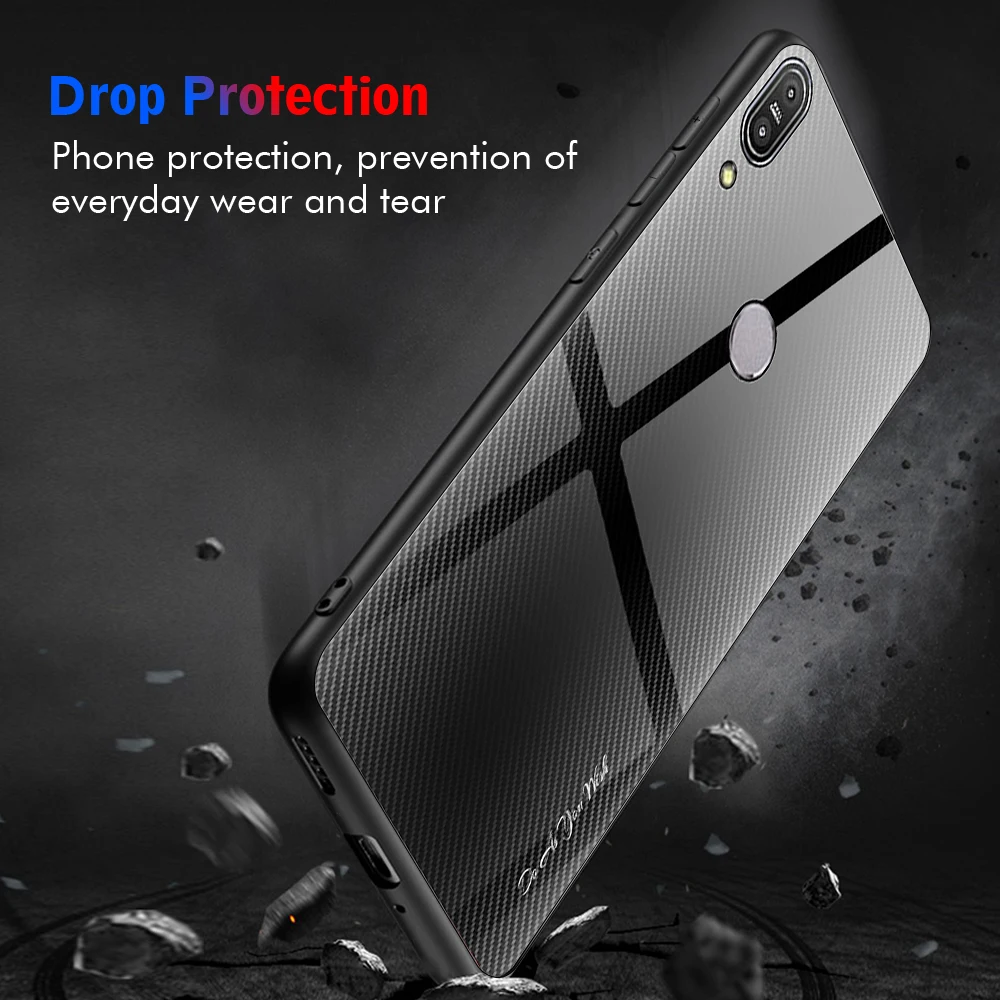 Роскошный мягкий чехол из закаленного стекла для Asus Zenfone Max Pro M1 ZB601KL/ZB602KL стеклянный задний Чехол бант для телефона