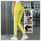 Женские тренировочные брюки для фитнеса, брюки для спортзала, йоги, бесшовные брюки, спортивная одежда, эластичные спортивные брюки с высокой талией