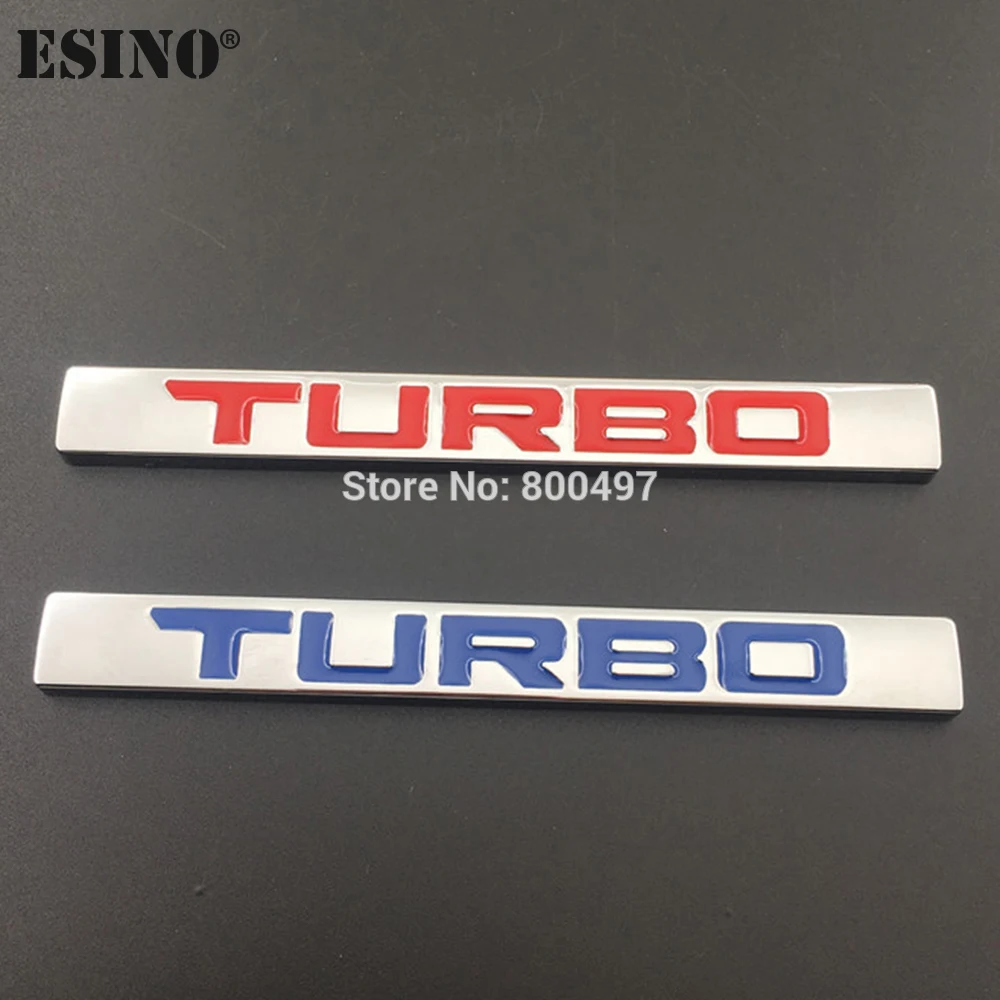 Новый автомобиль укладка Turbo Boost загрузки повышения 3D металлическая