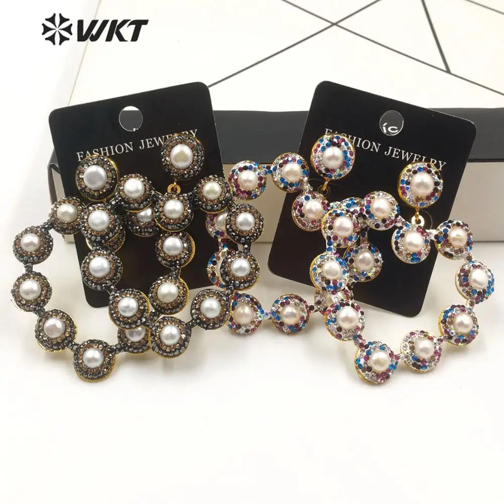 Серьги в форме сердца из натурального пресноводного жемчуга|Серьги-подвески| |