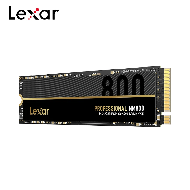

Lexar Professional NM800 SSD M.2 2280 PCIe Gen4x4 NVMe Internal Solid State Drive 1TB 512GB 3D TLC Hard Disk for Desktop Laptop