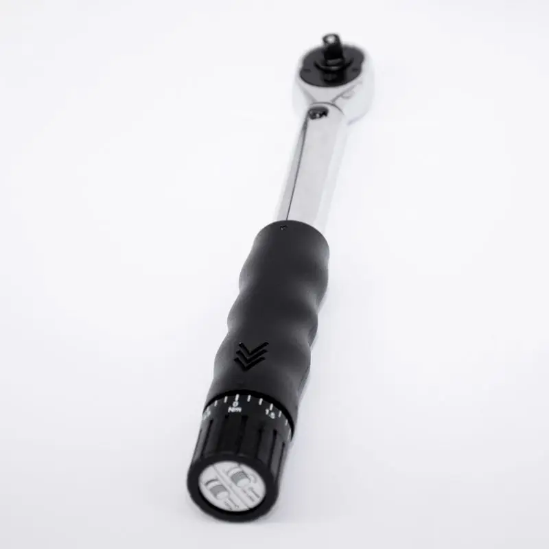 

New 1/4\" 2-14Nm Drive Click Torque Wrench Hand Spanner + 9 Socket Bits + Box Set Bike Bicycle Tool