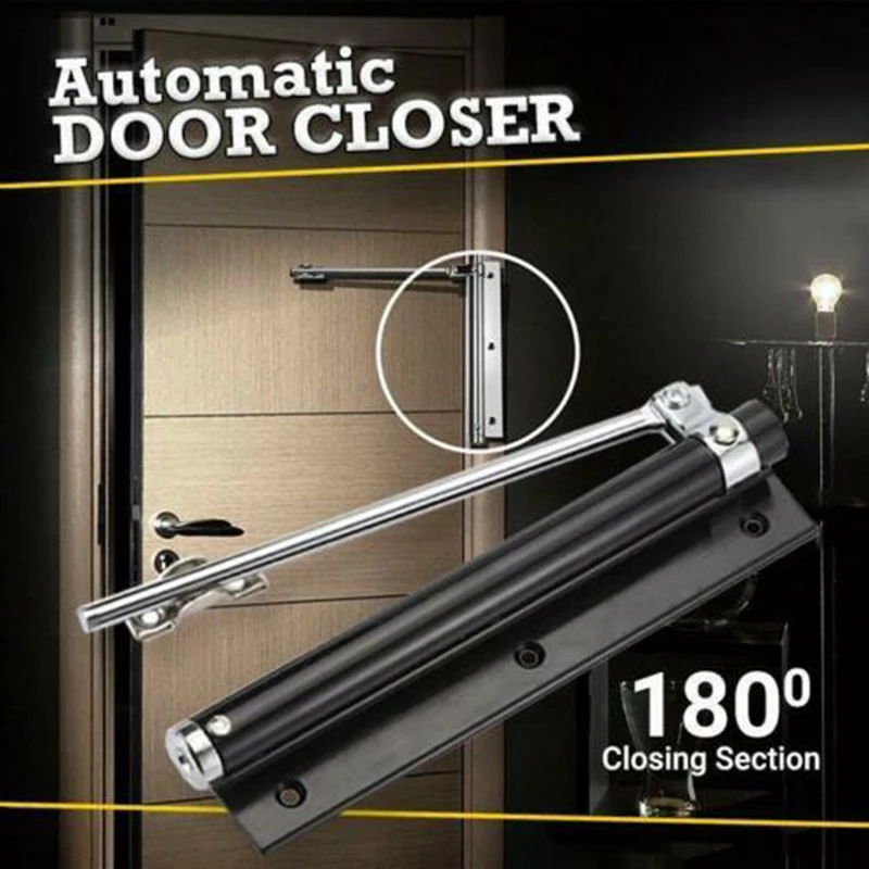 Household Gadget Automatic Door Closer Lazy Artifact Self-Closing Hinge Non-hand Home Decor | Инструменты