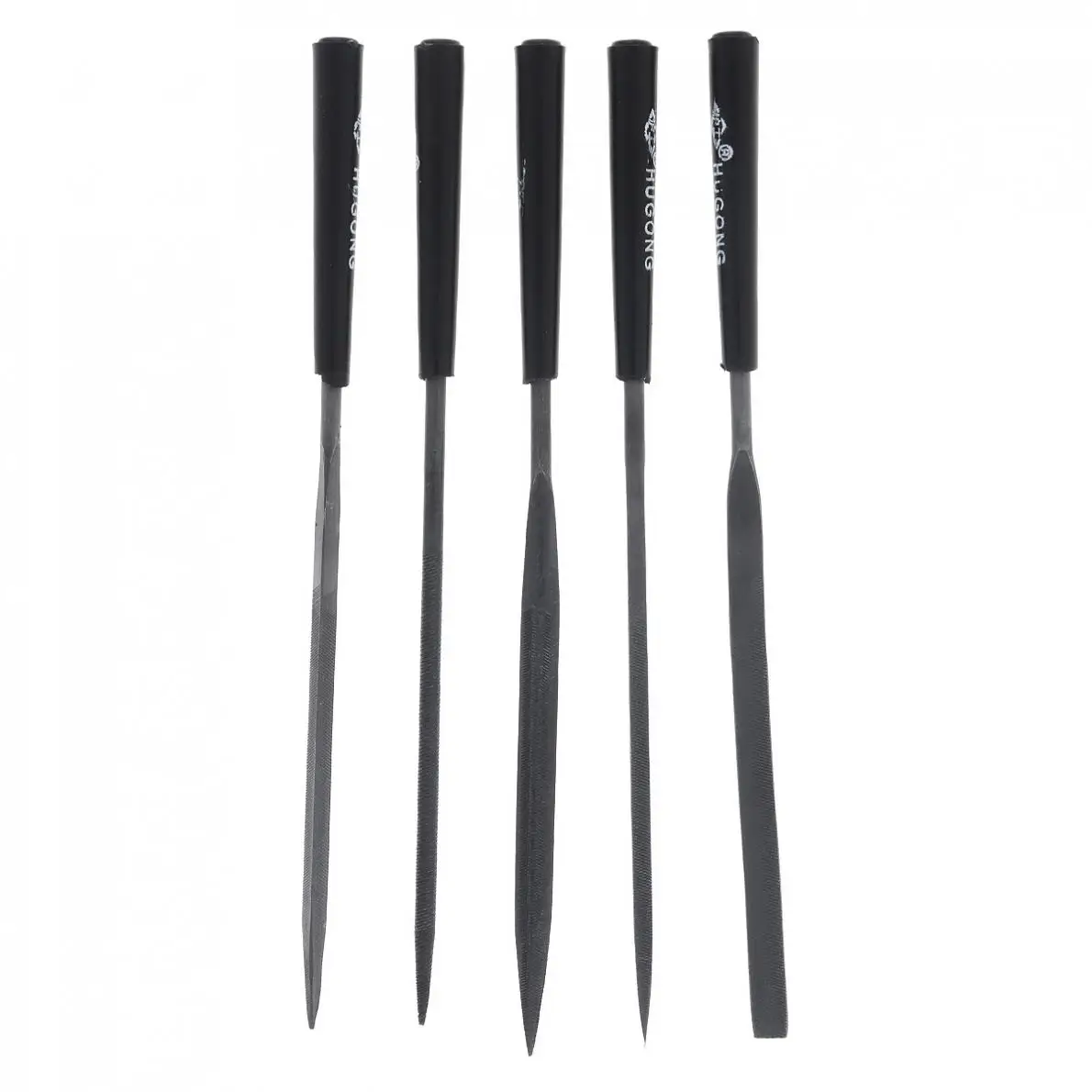 

5pcs/set Black 141mm-145mm Mini Metal Filing Rasp Needle File Wood Tools Diy Polishing Tool