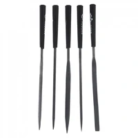 5pcsset black 141mm 145mm mini metal filing rasp needle file wood tools diy polishing tool