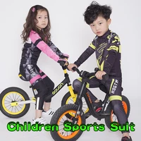 2021 cycling jersey set for kids team outdoor sports long sleeves breathable set mtb clothes summer childrenfree shipping