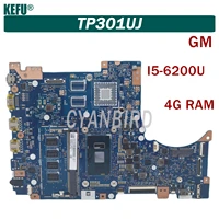 tp301uj is suitable for asus tp301ua q303ua tp301uj laptop motherboard with 4gb ram i5 6200u 100 test ok