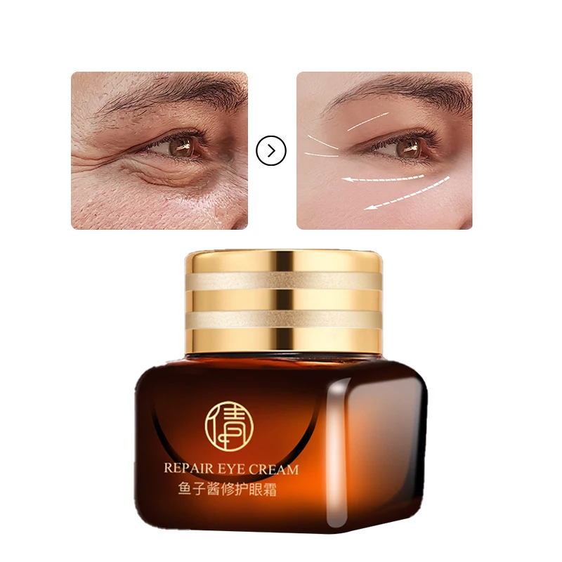 

QianZi Caviar Repair Eye Cream Smooth Fine Lines Lifting Firming Skin Anti-wrinkle Removal Dark Circle Eyes Bags Fat Granule 20g