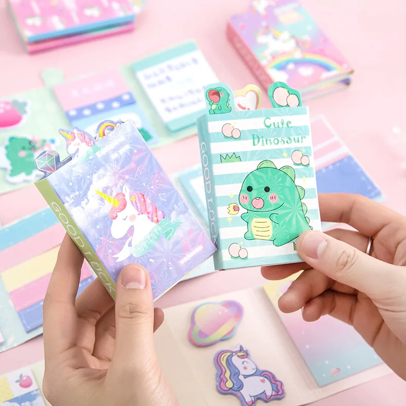 Клейкая бумага для заметок kawaii Канцтовары милая стационарная записывающая