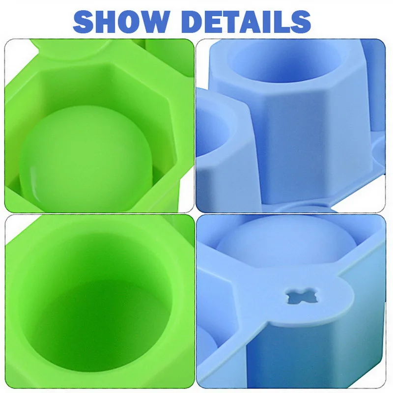 Силиконовые бетонные формы с 6 отверстиями форма для цветочного горшка цемента