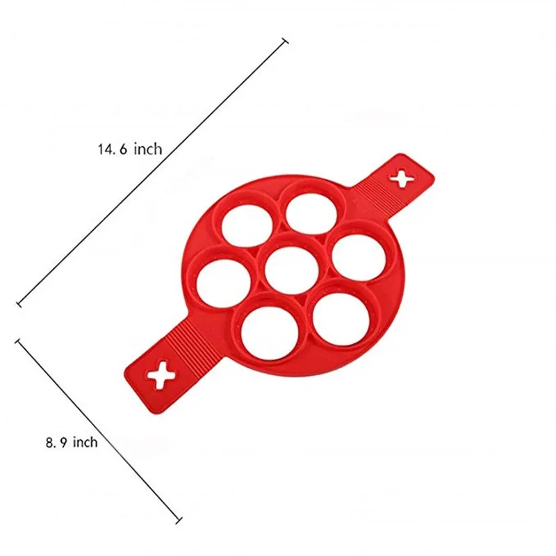 1 pcs Egg Ring Nonstick Silicone Round Rings Pancake Mold Reusable Non Stick Maker | Дом и сад