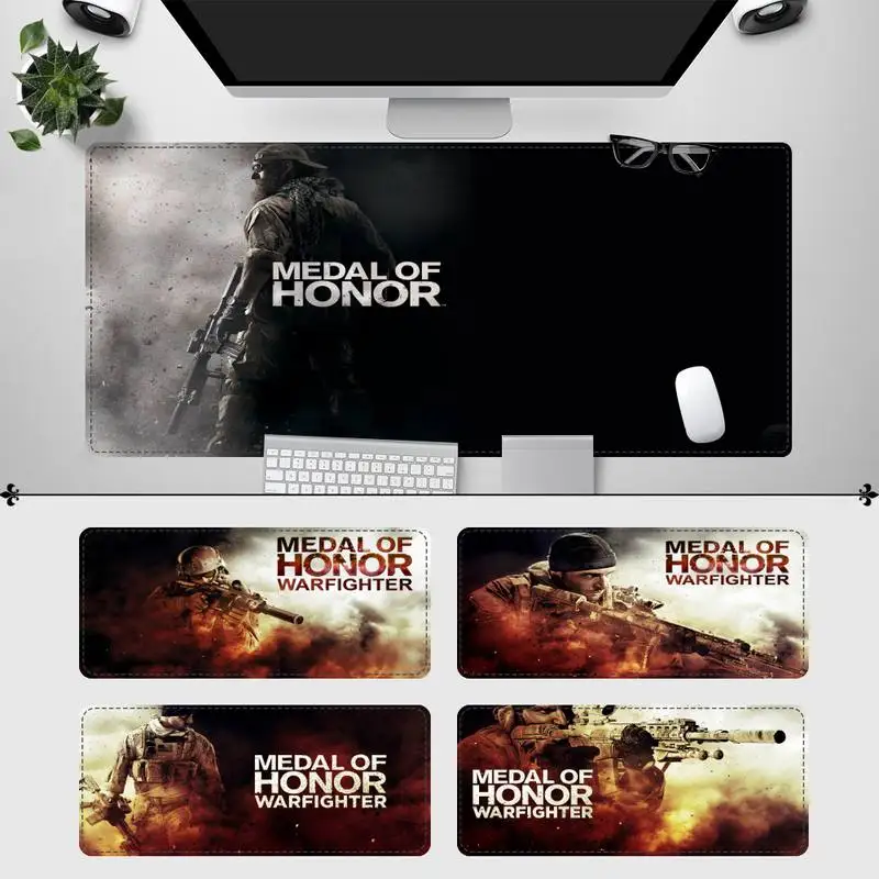 

Rubber Medal Of Honor Mouse Pad Gaming MousePad Large Big Mouse Mat Desktop Mat Computer Mouse pad For Overwatch