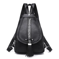 backpack women travel large backpack pu leather handbag schoolbag for girls womens bag female