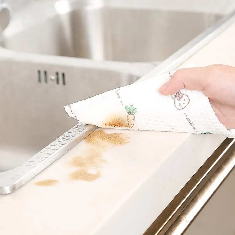 

Super Absorbent Dishcloths Microfiber Kitchen Dish Cloth Zero Waste Tableware Household Cleaning Towel