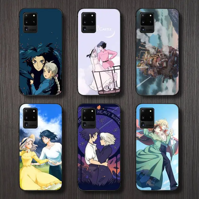 

Howl's Howls Moving Castle anime Phone Case For Samsung galaxy A S note 10 7 8 9 20 30 31 40 50 51 70 71 21 s ultra plus