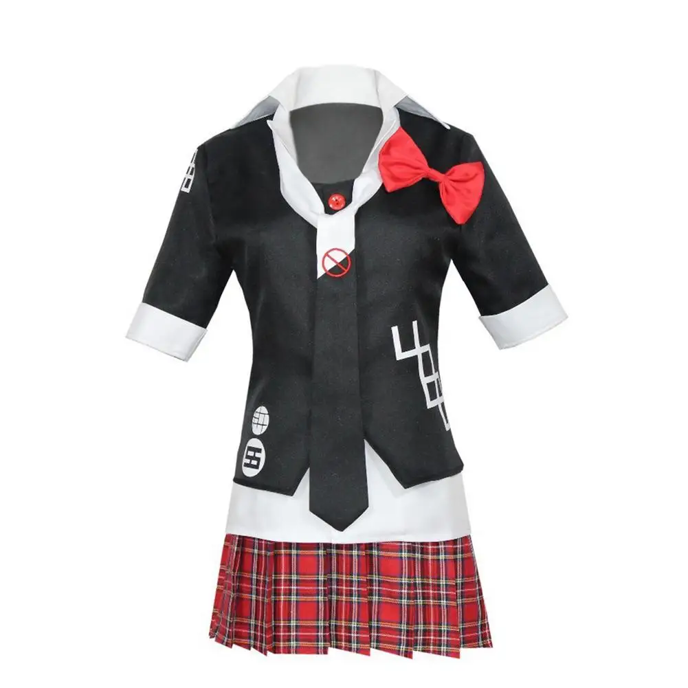 

Anime Danganronpa Cosplay Costume Enoshima Junko Uniform Cafe Work Clothes Short Skirt