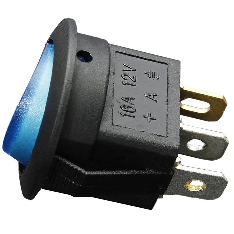 12V 16A светодиодный биполярный перекидной переключатель вкл/выкл SPST для Авто Мото
