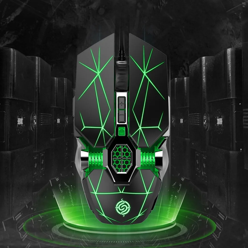 E-Sports Mouse Suitable For Notebook Desktop Office USB Gaming Low noise Ergonomic Computer Silent PC Laptop Accessories | Компьютеры и