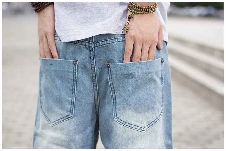 Mens Casual Baggy Jeans Mujer Spring Autumn Male Wide Leg Denim Pant Men Daily Casual Denim Trousers Hip Hop Jean Femme Big Size