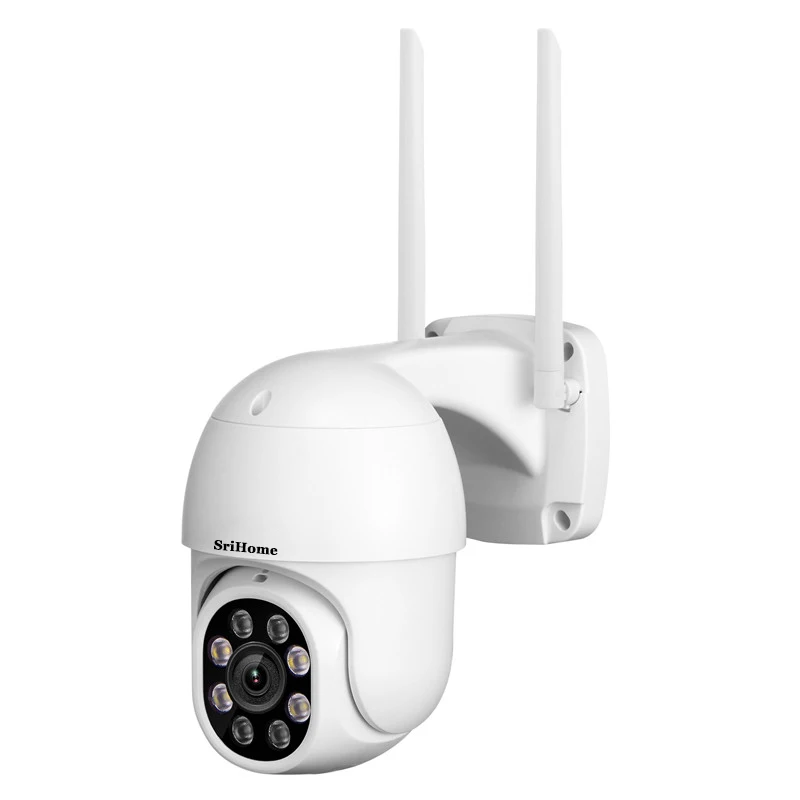 qzt ptz ip camera wifi outdoor 360° night vision cctv camera video surveillance waterproof srihome home security camera outdoor free global shipp
