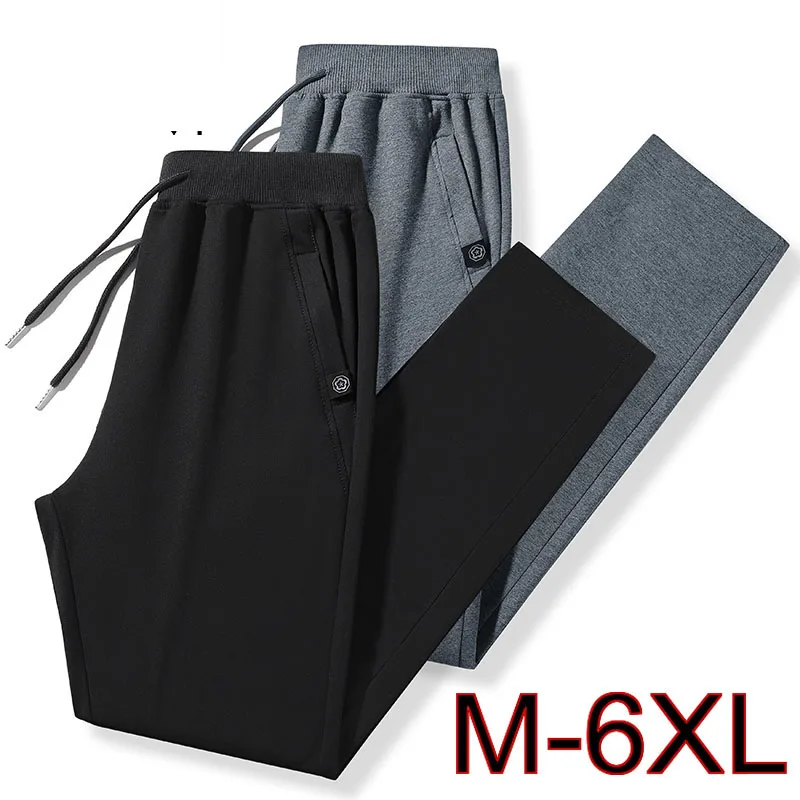 

6XL New Loose Jogging Pants Men Sport Fashion Sweatpants Male Outdoor Straight Running Gym Trousers Tracksuits Plus Size